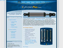 Tablet Screenshot of cylindersplus.com